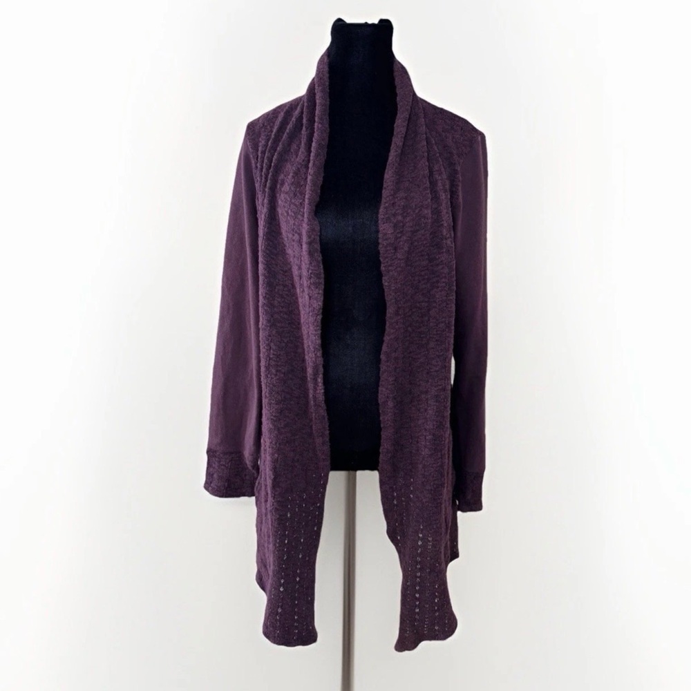 Anthropologie Athens Cardigan Top Sz S From Saturday Sunday Maroon 90s Y2K Boho